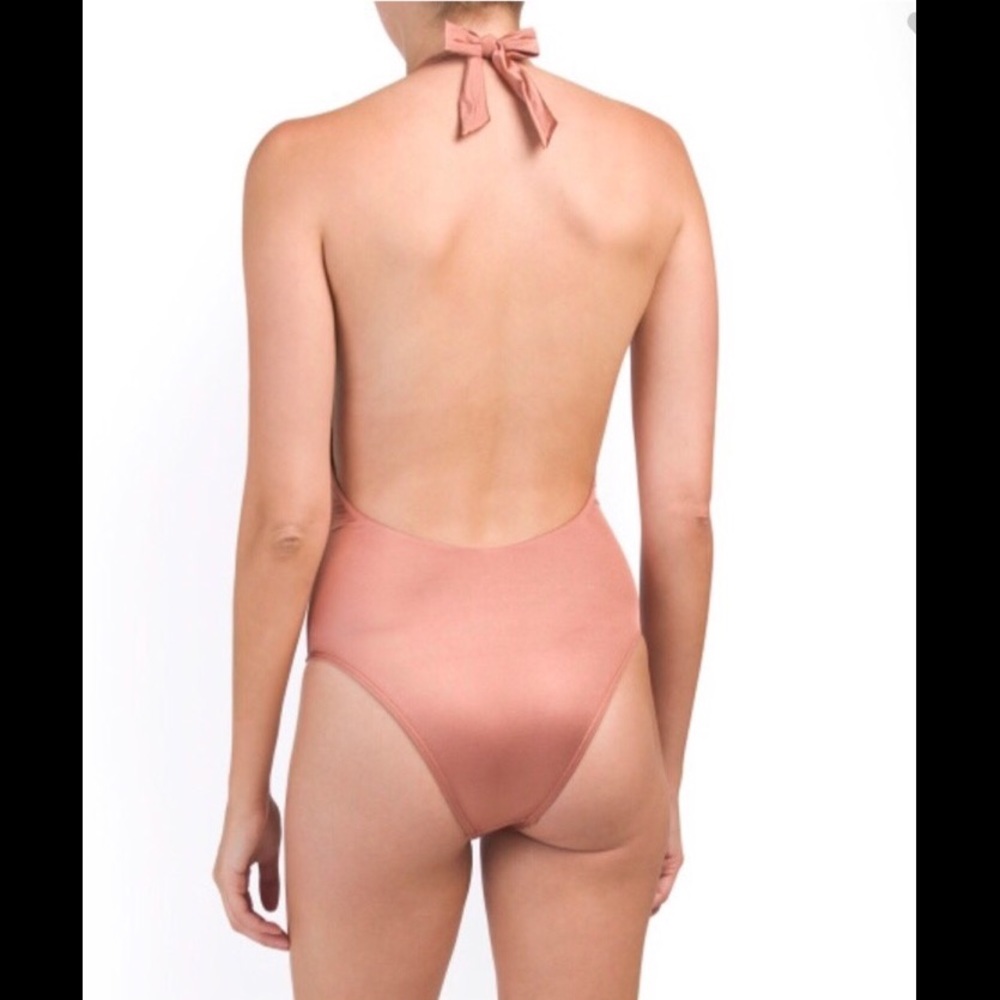 Woman’s Rose One piece Swimsuit - Picture 2 of 2